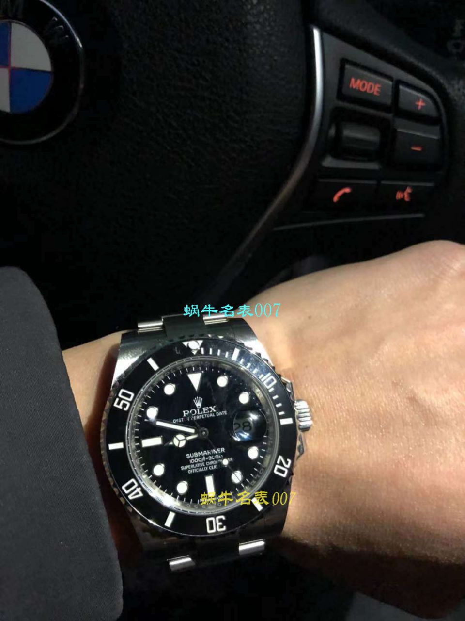 【哪里能买到好的瑞士复刻表】视频评测NOOB厂迄今为止最强ROLEX绿水鬼～V9版本黑水鬼 / FK07