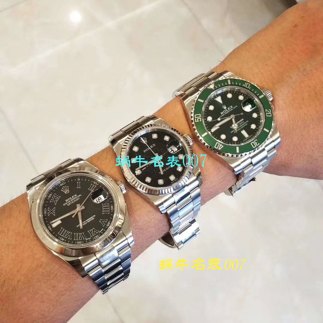 【哪里能买到好的瑞士复刻表】视频评测NOOB厂迄今为止最强ROLEX绿水鬼～V9版本黑水鬼 / FK07