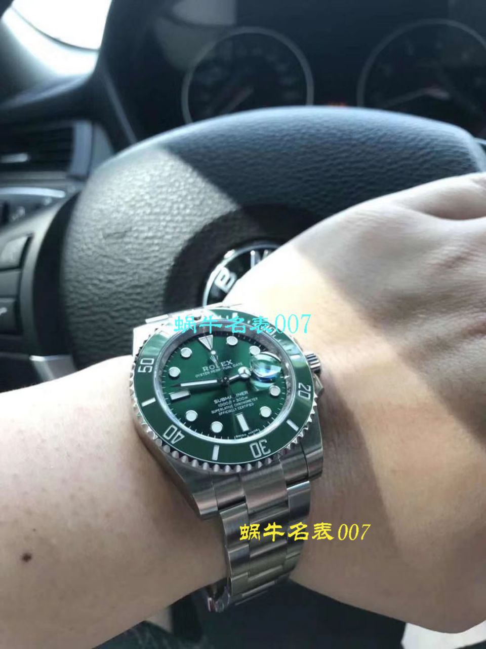 【哪里能买到好的瑞士复刻表】视频评测NOOB厂迄今为止最强ROLEX绿水鬼～V9版本黑水鬼 / FK07