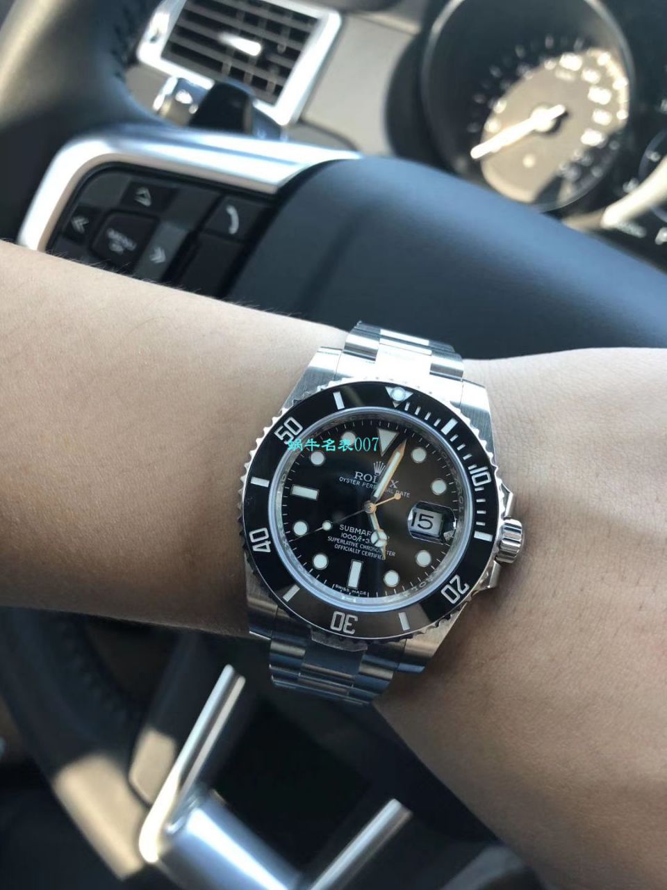 【哪里能买到好的瑞士复刻表】视频评测NOOB厂迄今为止最强ROLEX绿水鬼～V9版本黑水鬼 / FK07