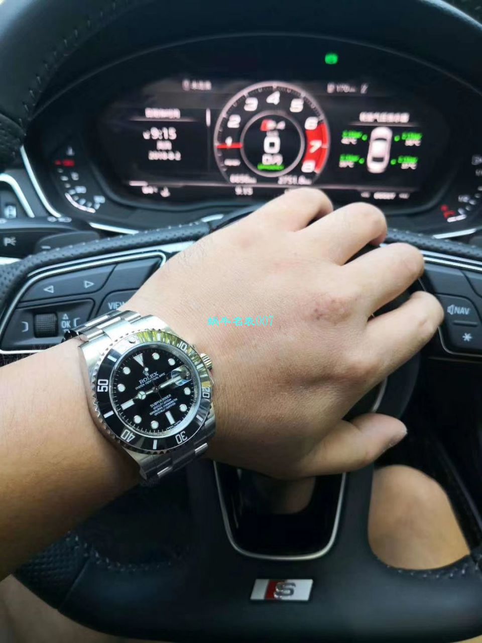 【哪里能买到好的瑞士复刻表】视频评测NOOB厂迄今为止最强ROLEX绿水鬼～V9版本黑水鬼 / FK07