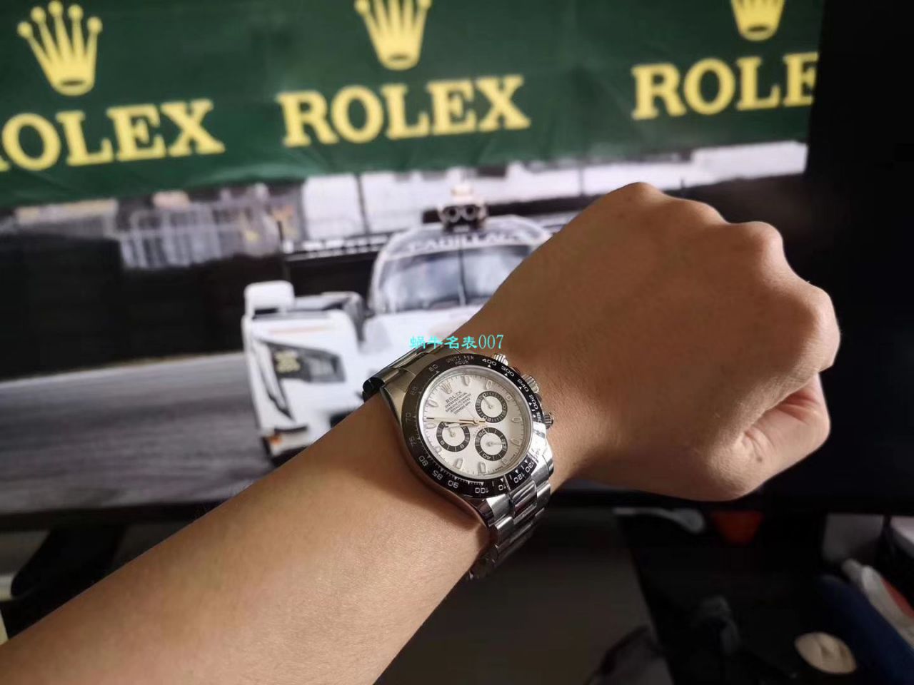 劳力士宇宙计型迪通拿系列116500LN-78590顶级复刻高仿白盘腕表熊猫迪【最新升级版904L迪通拿，速度来秒，N厂神作～原装结构4130迪通拿】 / R296