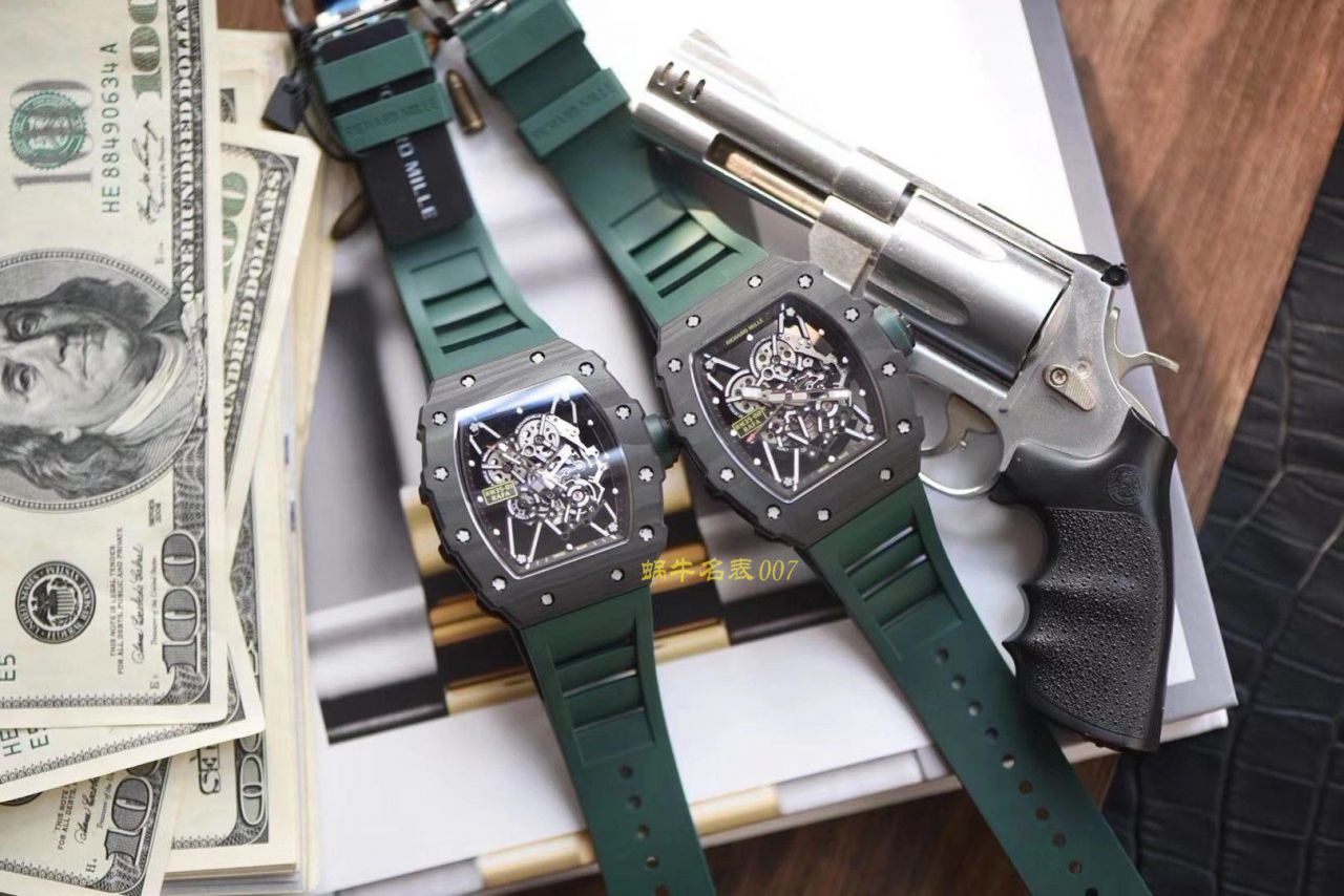 Richard Mille 理查德米勒男士系列RM 35-01，RM 35-02新配面绿带款（KV出品） / KV035 02