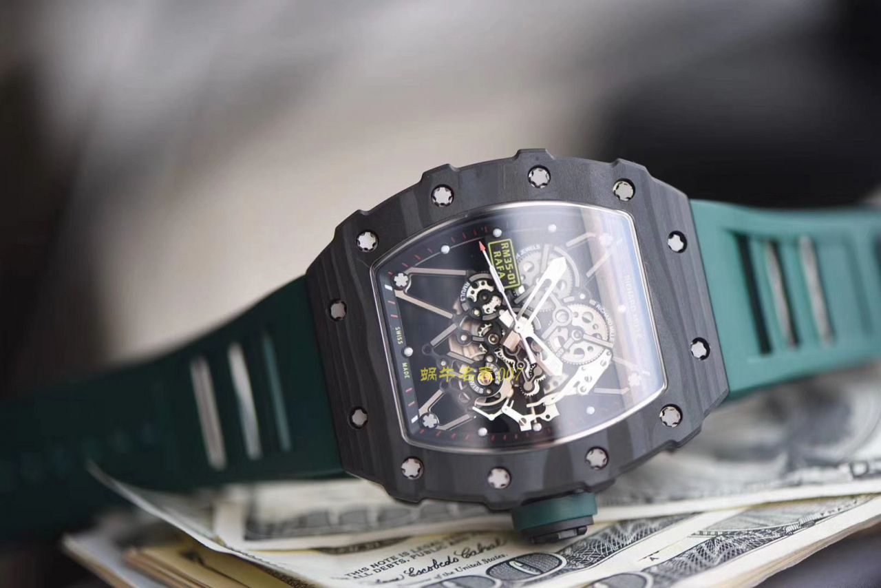 Richard Mille 理查德米勒男士系列RM 35-01，RM 35-02新配面绿带款（KV出品） / KV035 02
