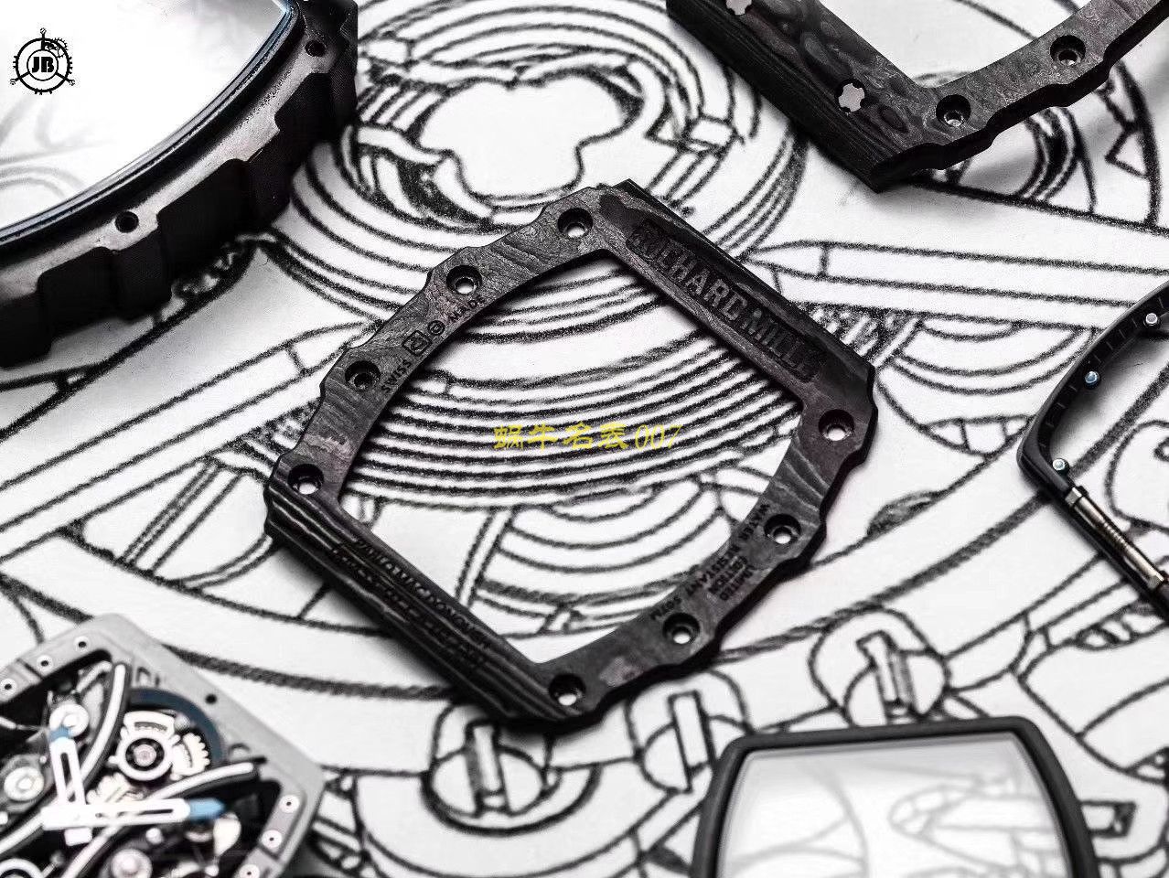 【JB厂理查德米勒复刻高仿手表】Richard Mille男士系列RM 53-01 PABLO MAC DONOUGH陀飞轮腕表 / RM 53-01