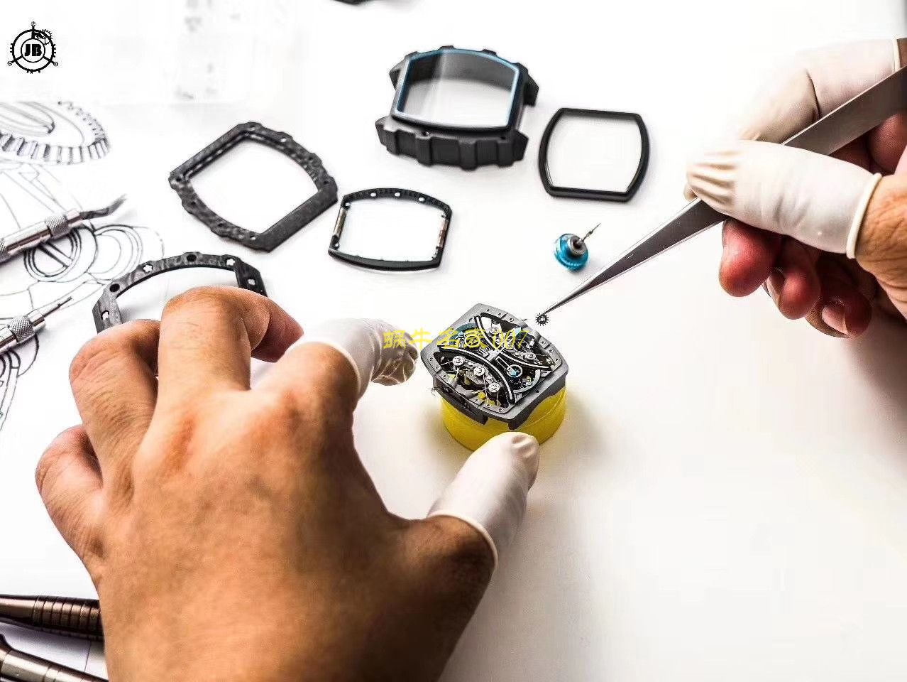 【JB厂理查德米勒复刻高仿手表】Richard Mille男士系列RM 53-01 PABLO MAC DONOUGH陀飞轮腕表 / RM 53-01