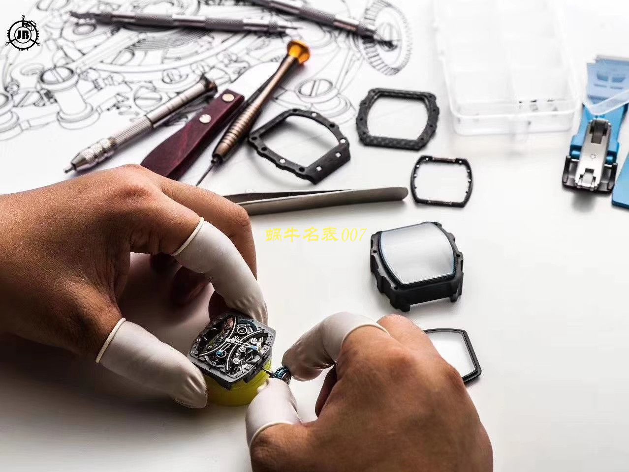 【JB厂理查德米勒复刻高仿手表】Richard Mille男士系列RM 53-01 PABLO MAC DONOUGH陀飞轮腕表 / RM 53-01