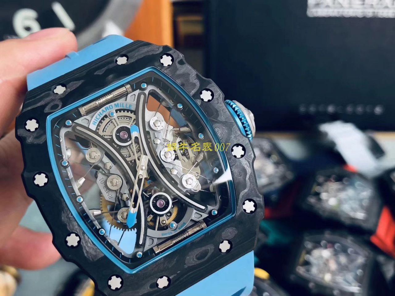 【JB厂理查德米勒复刻高仿手表】Richard Mille男士系列RM 53-01 PABLO MAC DONOUGH陀飞轮腕表 / RM 53-01