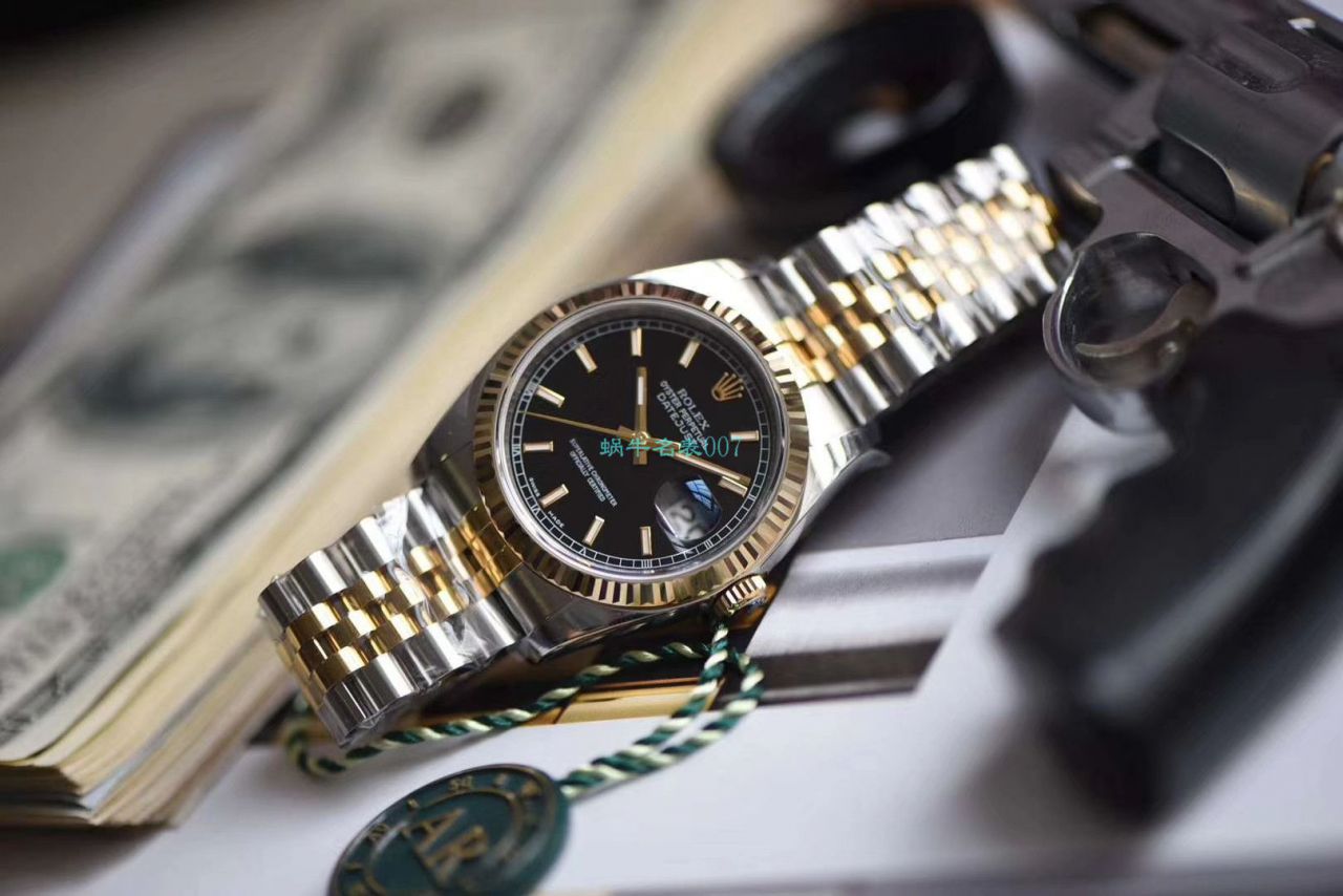 劳力士日志型系列116233银盘纪念型表带腕表,116233金盘镶钻,116233黑盘纪念表带,m126233-0015【AR一比一复刻高仿手表】 / R277