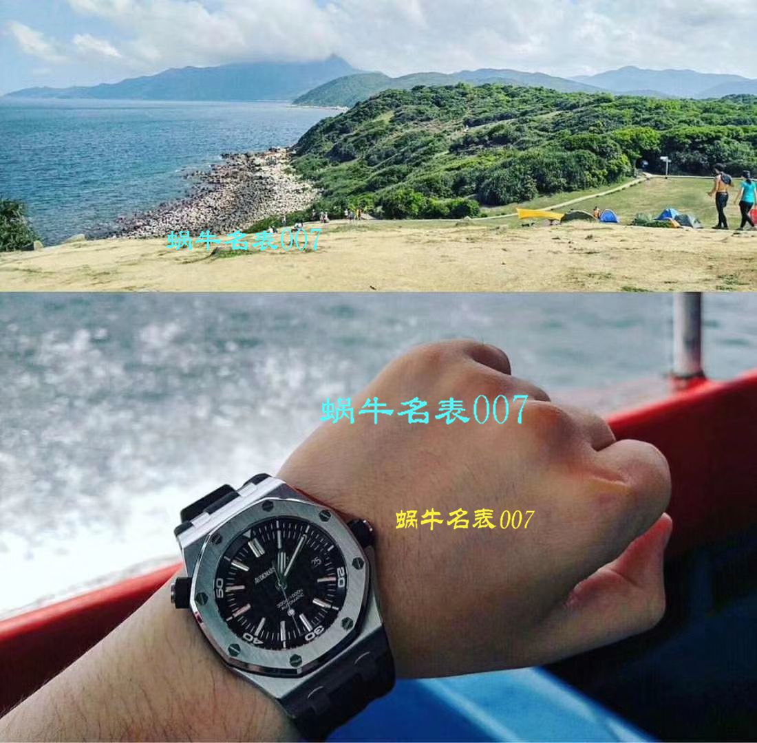 【JF一比一超A高仿】视频评测爱彼皇家橡树离岸型系列15703ST.OO.A002CA.01腕表，全新V9S超强版正式闪亮登场 / AP156