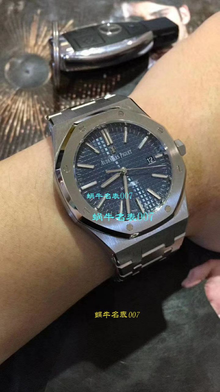 视频评测爱彼皇家橡树系列15400ST.OO.1220ST.02腕表顶级高仿手表【JF标杆神器 15400超强＂V5＂升级版强势出击】 / AP022MM