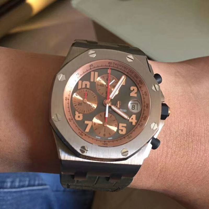 【JF厂顶级复刻高仿手表】爱彼AP 皇家橡树离岸型系列