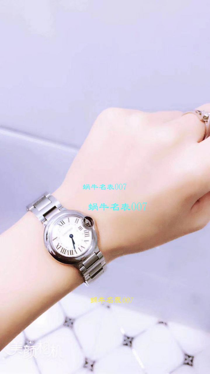 【HBBV6一比一顶级复刻高仿手表】卡地亚小号蓝气球女装28毫米石英机芯WE69010Z4 / K116