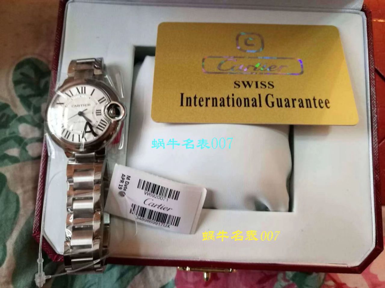 【独家视频测评HBBV6厂一比一高精仿手表】卡地亚 蓝气球系列W6920046/W6900556（36毫米）机械女表 / KDY029