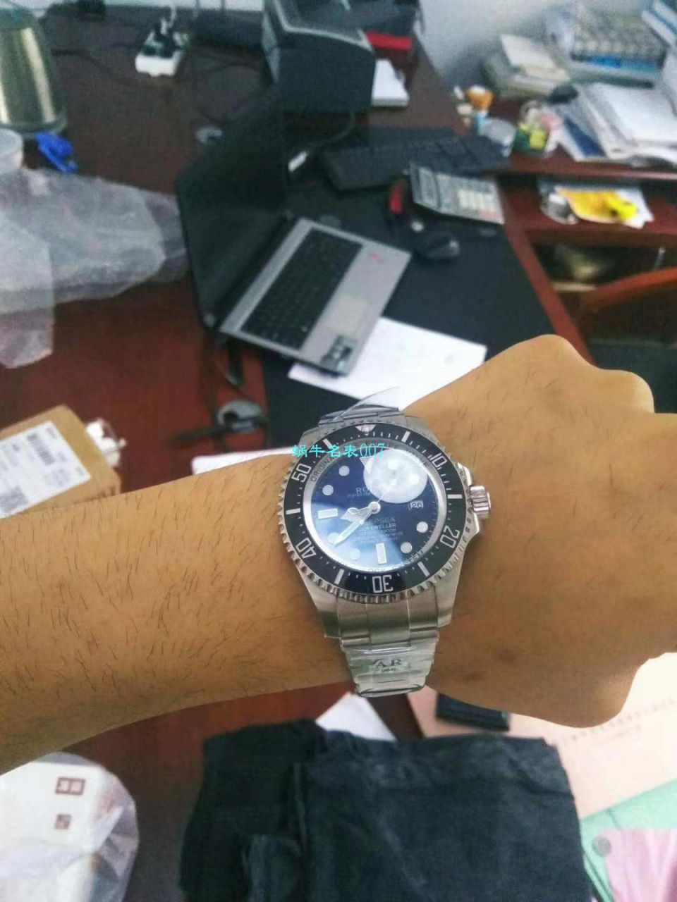 【独家视频解析】N厂V7版本超A高精仿手表劳力士海使型系列116660-98210 蓝盘腕表(蓝面渐变蓝鬼王)  / RBD0551