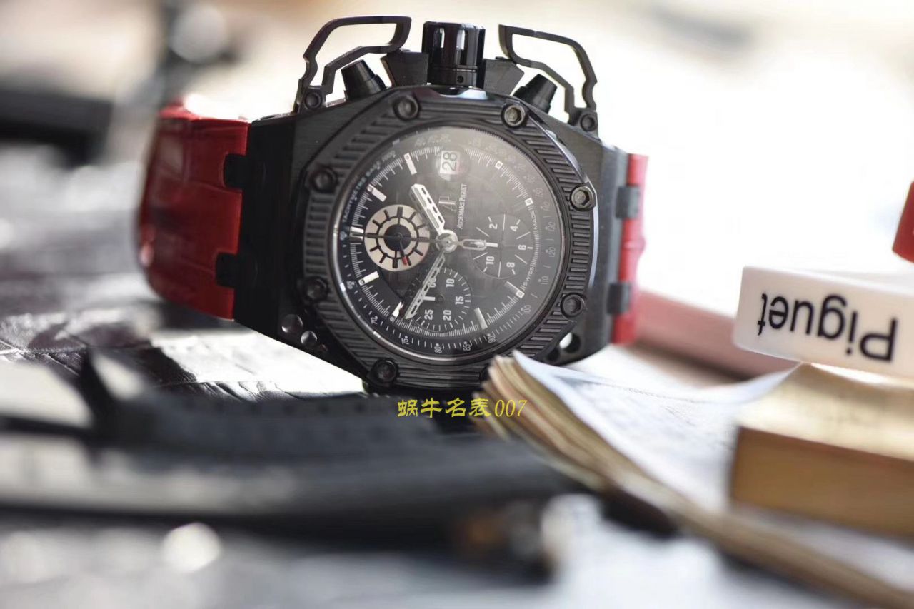 【视频评测NOOB厂顶级复刻高仿幸存者手表】爱彼皇家橡树离岸型系列幸存者26165IO.00.A002CA.01机械腕表 / AP173