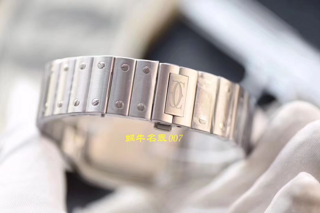 【视频评测V6厂顶级复刻高仿表】卡地亚山度士系列WSSA0009（大号）,WSSA0010（中号）腕表 / K226