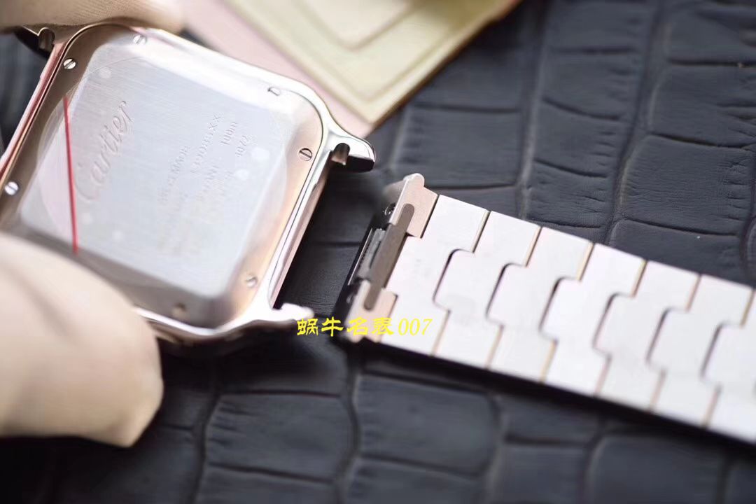 【视频评测V6厂顶级复刻高仿表】卡地亚山度士系列WSSA0009（大号）,WSSA0010（中号）腕表 / K226