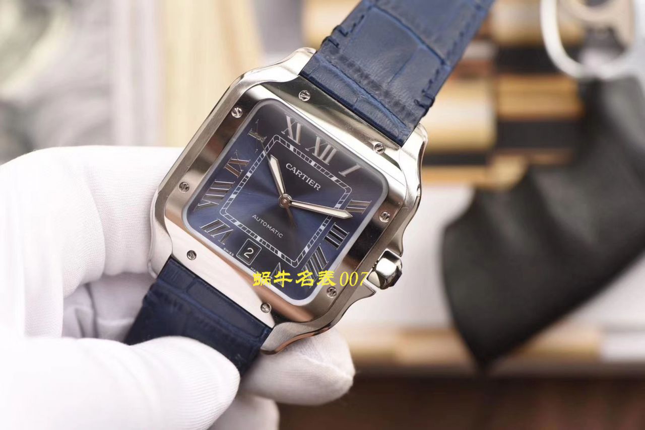 【V6厂一比一CARTIER复刻高仿手表】卡地亚山度士系列WSSA0013（大号）腕表 / K223