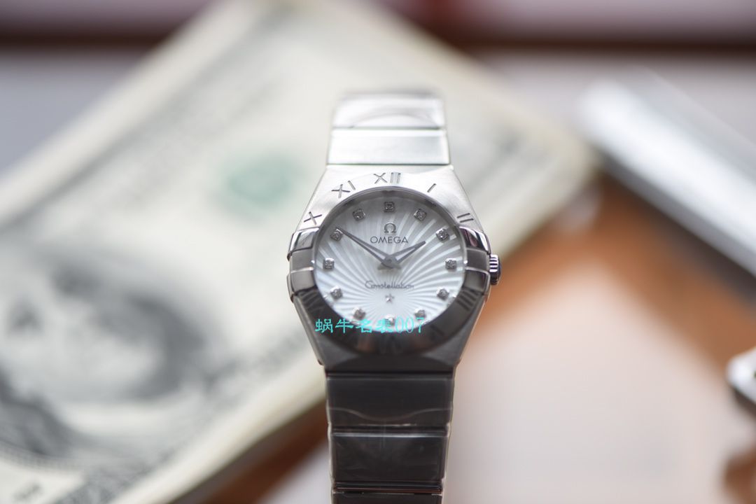 欧米茄星座系列123.10.27.60.57.001女士石英腕表（多面可选）【视频评测SSS一比一超A高仿手表】 / MAI310