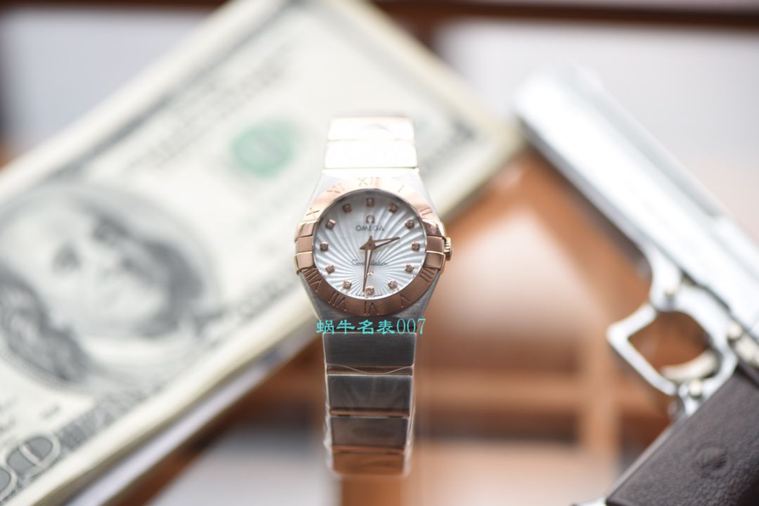 欧米茄星座系列123.10.27.60.57.001女士石英腕表（多面可选）【视频评测SSS一比一超A高仿手表】 / MAI310