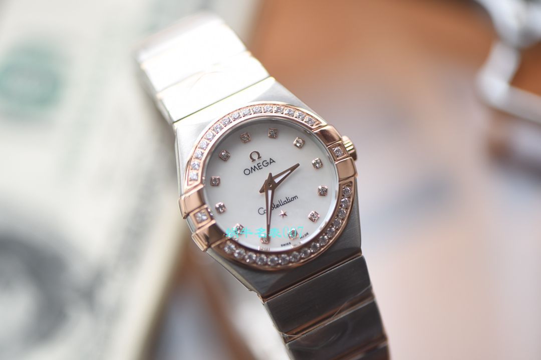 欧米茄星座系列123.10.27.60.57.001女士石英腕表（多面可选）【视频评测SSS一比一超A高仿手表】 / MAI310