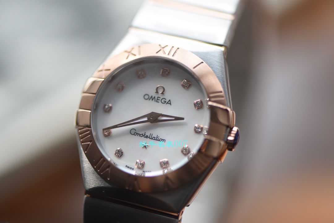 【视频评测】SSS厂欧米茄星座复刻高仿女表123.15.27.60.55.004腕表 / M399