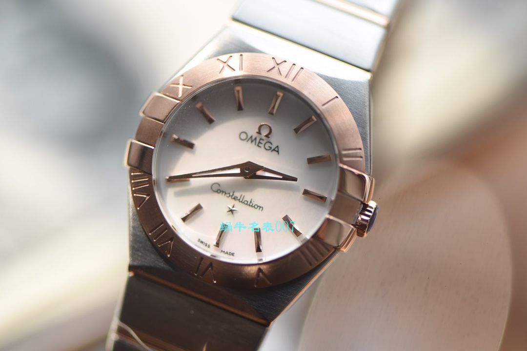 【视频评测】SSS厂欧米茄星座顶级复刻高仿女表123.20.27.60.02.003腕表 / M397