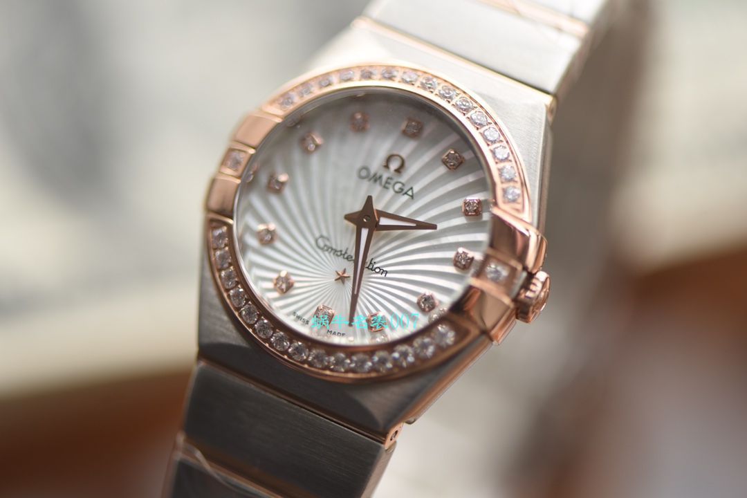 【视频评测SSS厂】欧米茄星座复刻高仿123.25.27.60.55.002女士腕表 / M398