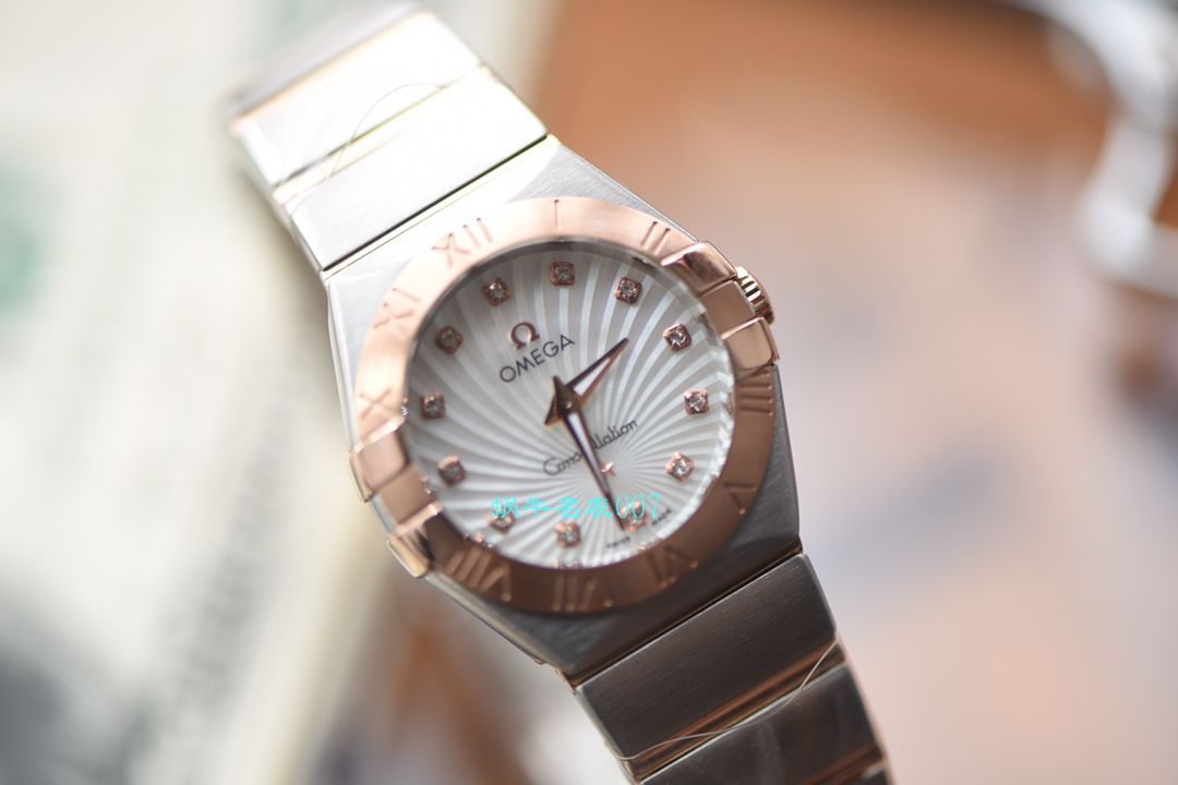 【视频评测】SSS厂欧米茄星座顶级复刻高仿女表123.20.27.60.02.003腕表 / M397