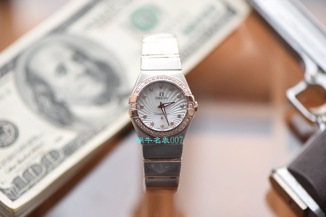 【视频评测SSS厂】欧米茄星座复刻高仿123.25.27.60.55.002女士腕表 / M398