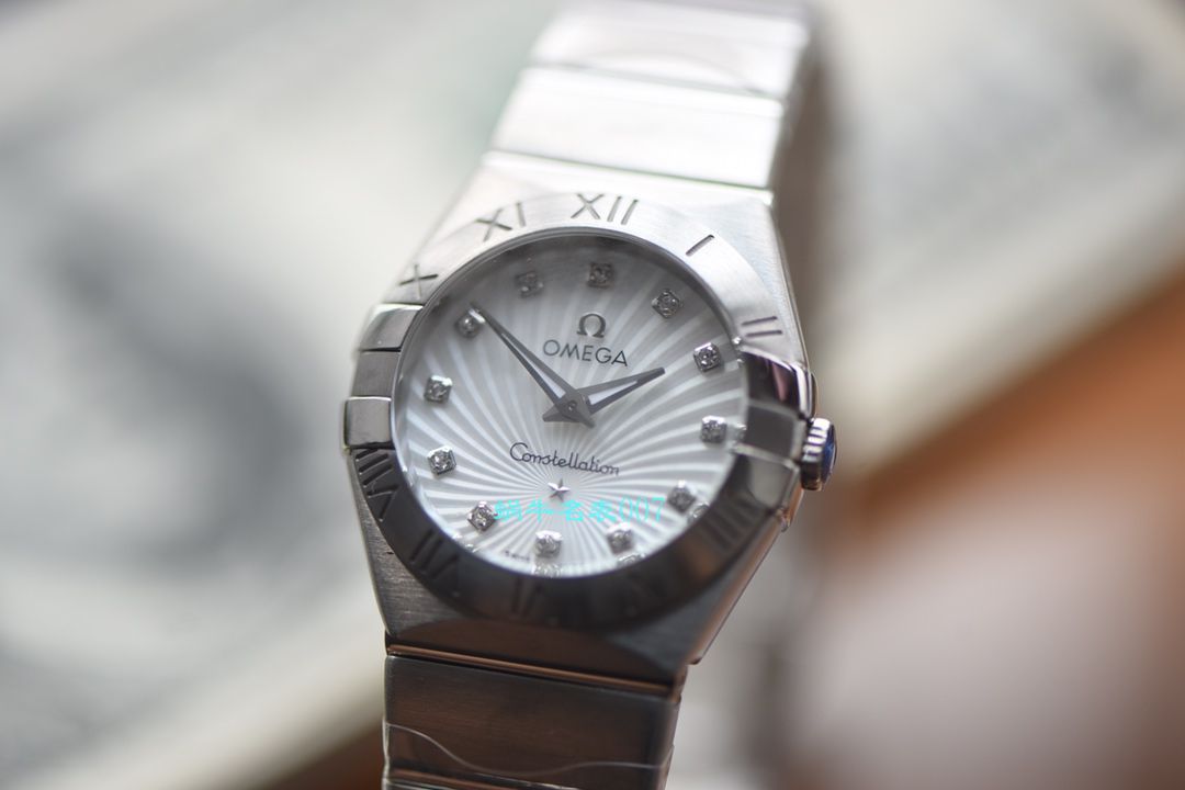 【视频评测SSS厂】欧米茄星座复刻高仿123.25.27.60.55.002女士腕表 / M398