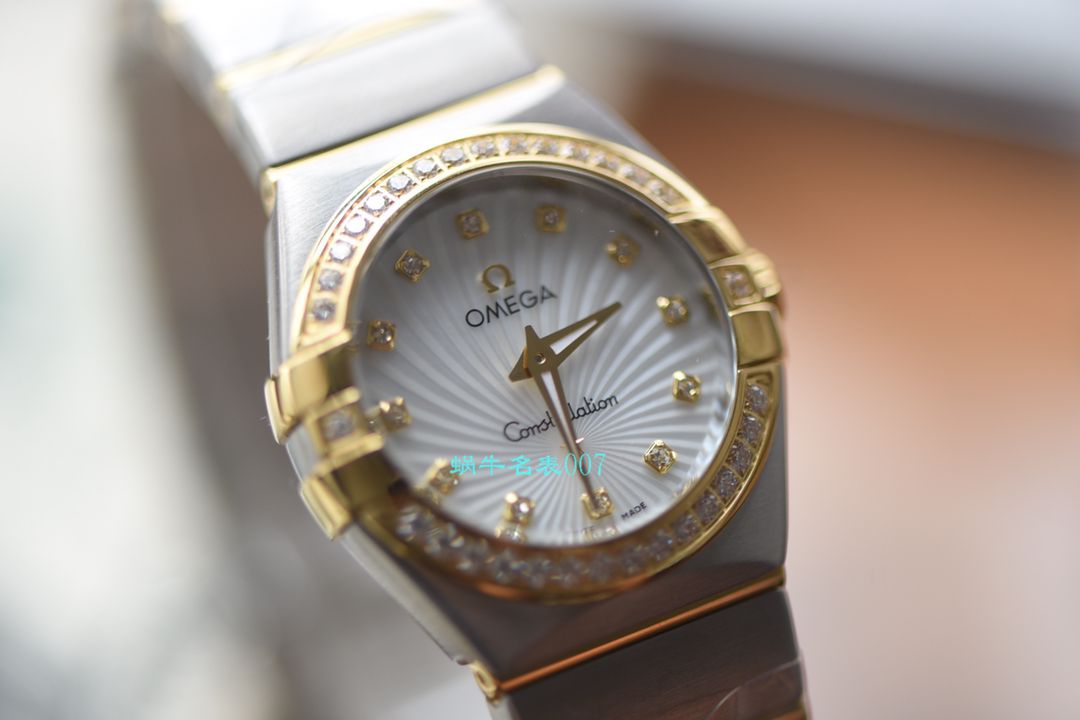 【视频评测SSS厂】欧米茄星座复刻高仿123.25.27.60.55.002女士腕表 / M398