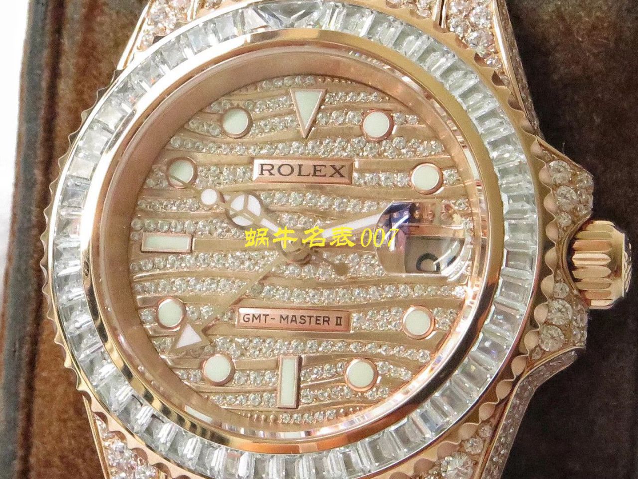 【劳力士复刻高仿表】劳力士格林尼治型II系列116769TBR-74779B腕表 / R322