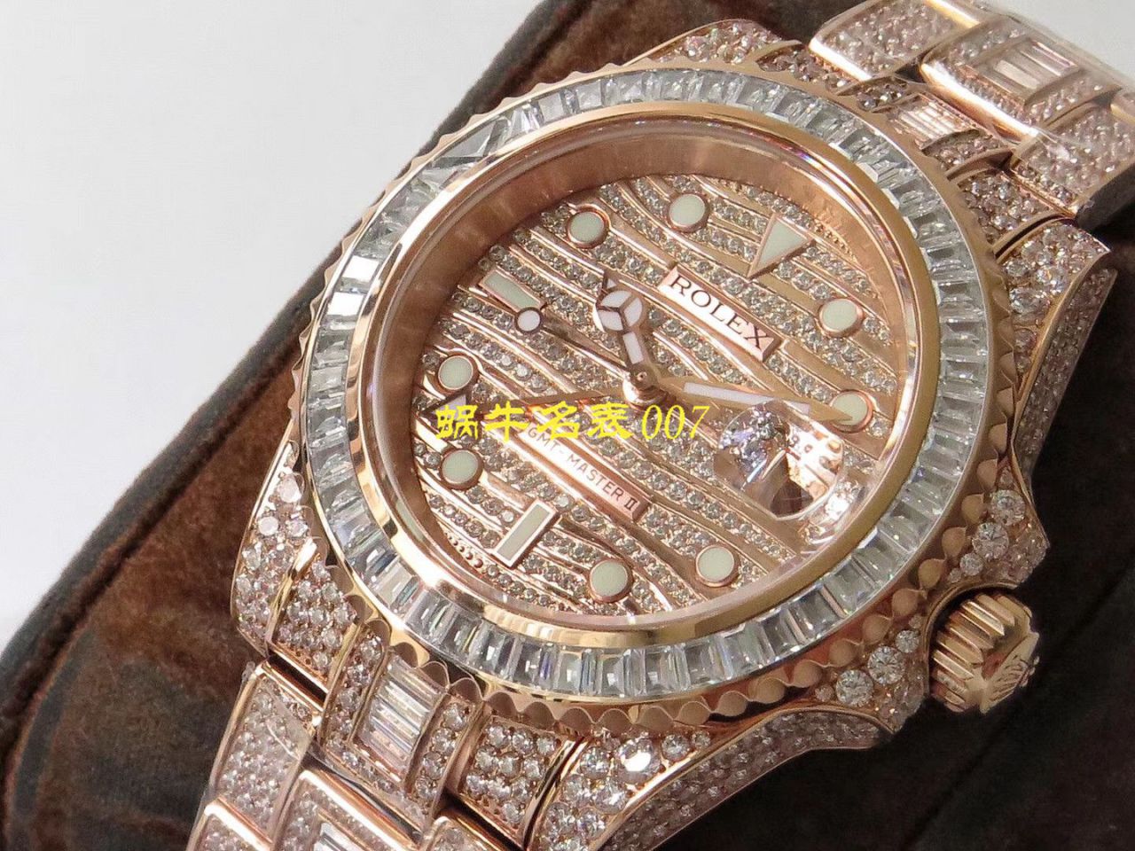 【劳力士复刻高仿表】劳力士格林尼治型II系列116769TBR-74779B腕表 / R322