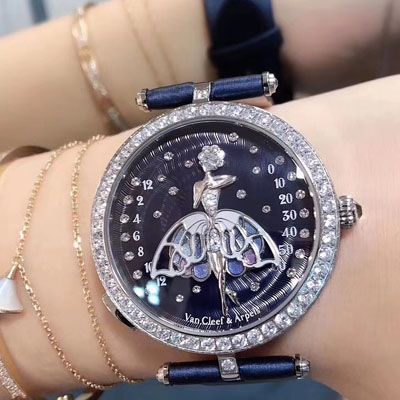 【5G厂Van Cleef & Arpels复刻高仿女表舞动天使】梵克雅宝诗意复杂功能系列VCARO4F200腕表