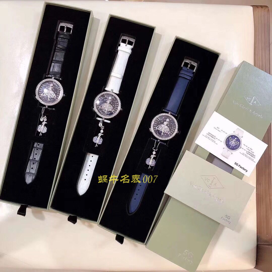 【5G厂Van Cleef & Arpels复刻高仿女表舞动天使】梵克雅宝诗意复杂功能系列VCARO4F200腕表 / VCA06
