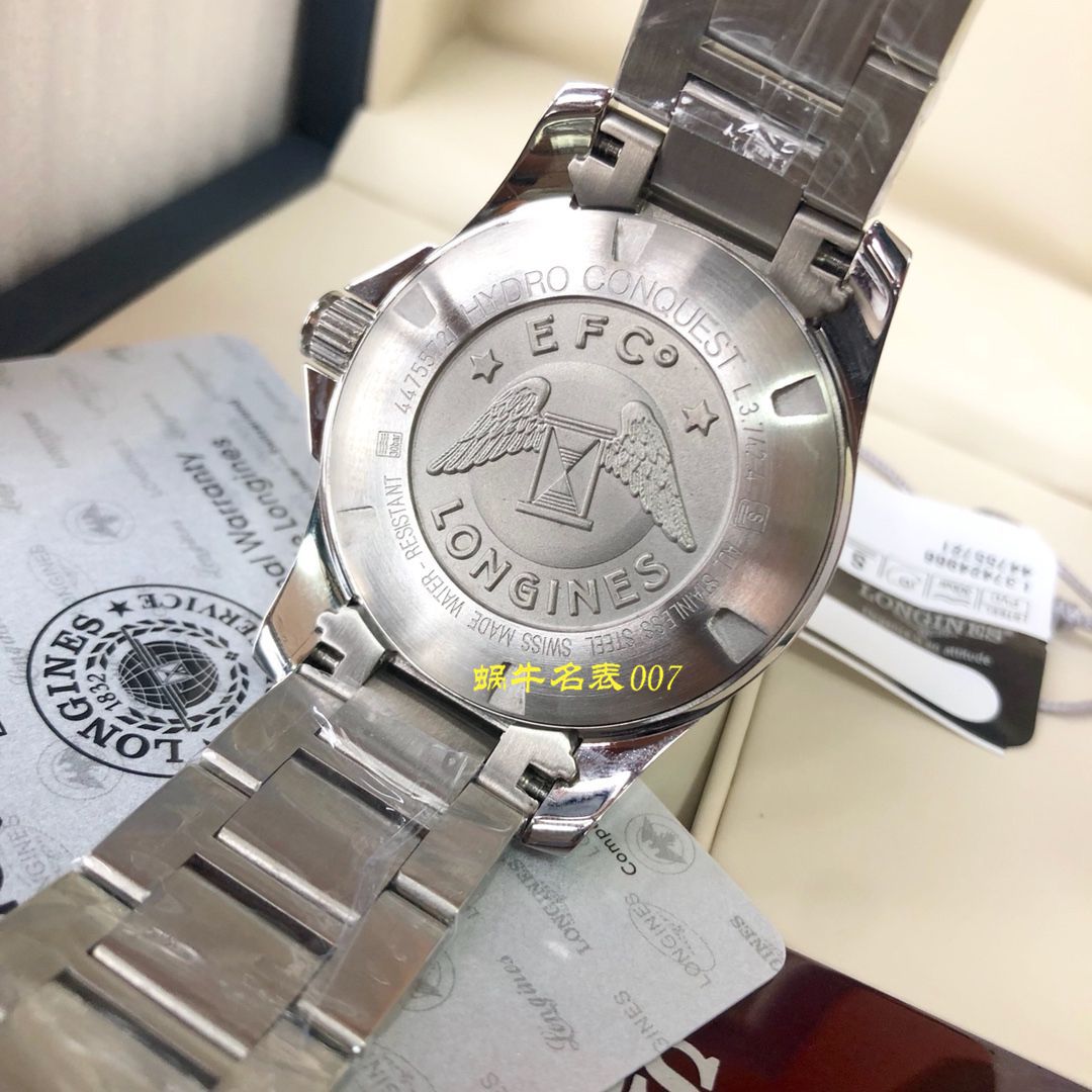 【渠道原单】浪琴康卡斯潜水系列L3.742.4.96.6腕表 / L117