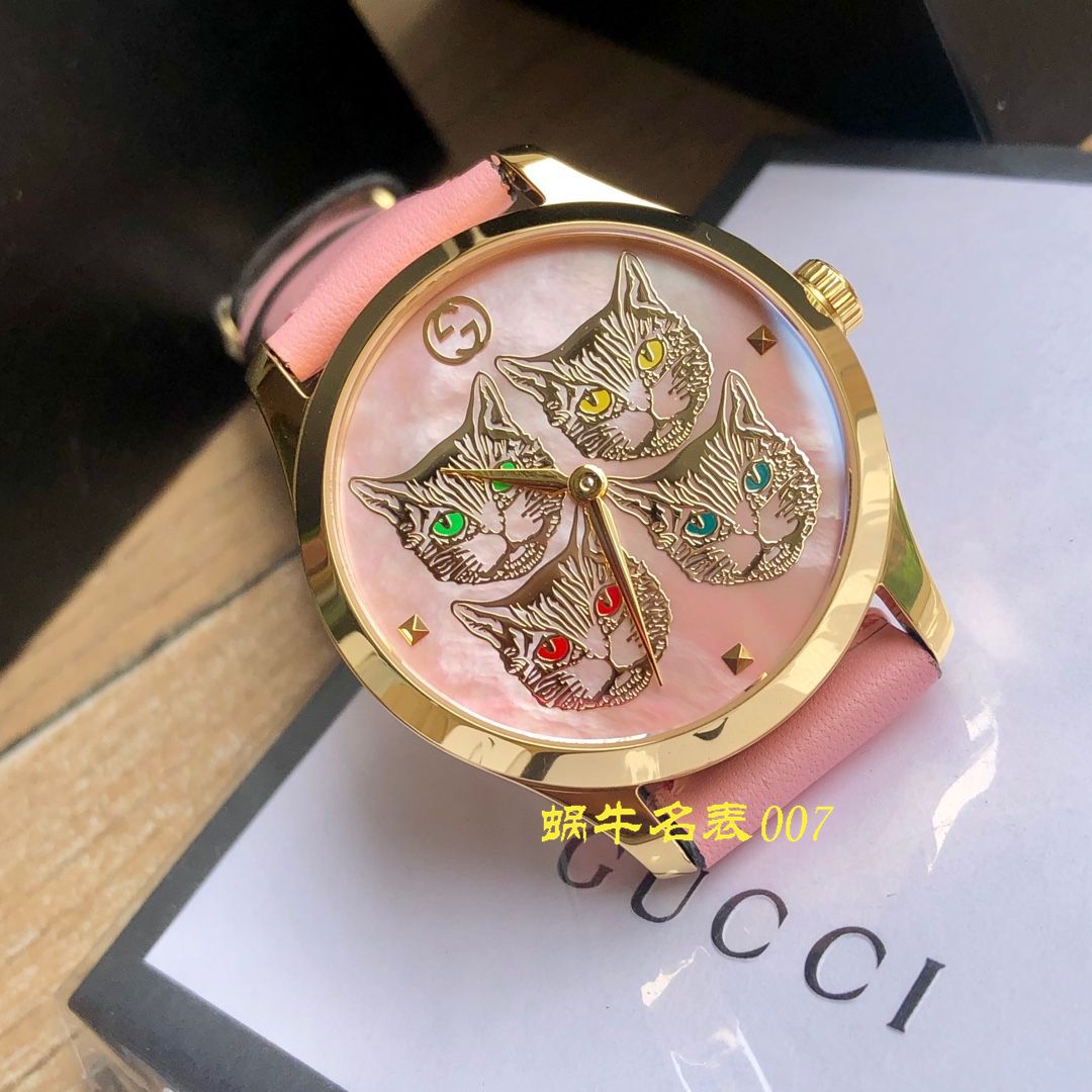 【渠道原单】Gucci古驰猫头鹰G-Timeless 系列女士腕表，38 毫米 / GUCCI KK17