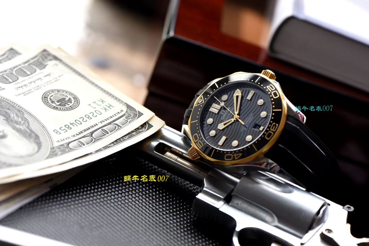 VS厂欧米茄新海马300M间黄金顶级复刻高仿手表210.22.42.20.01.001腕表 / M602