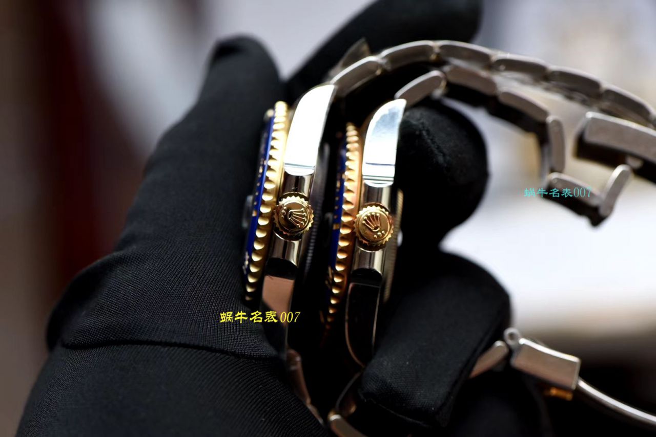 【AR厂Rolex复刻高仿表】劳力士潜航者型系列116613LB-97203 蓝盘腕表(904钢间金蓝水鬼) / R369