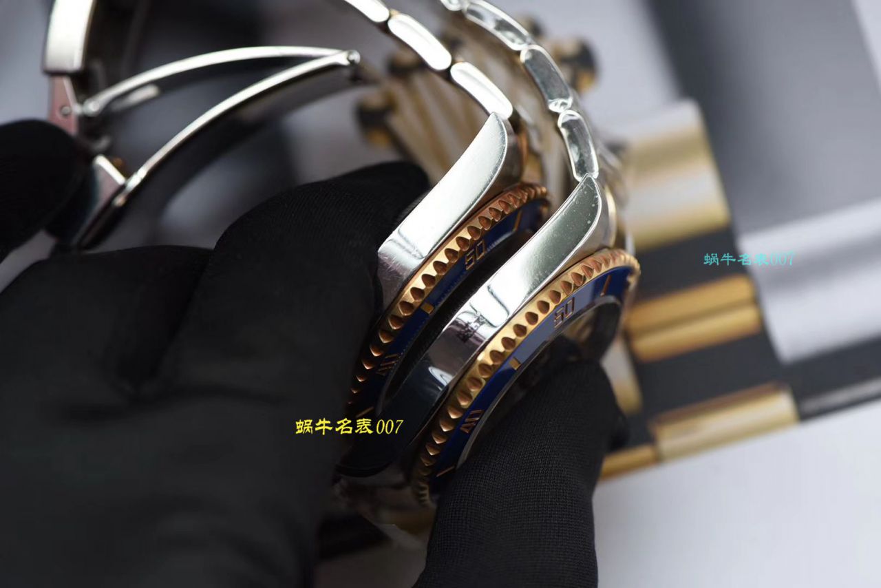 【AR厂Rolex复刻高仿表】劳力士潜航者型系列116613LB-97203 蓝盘腕表(904钢间金蓝水鬼) / R369