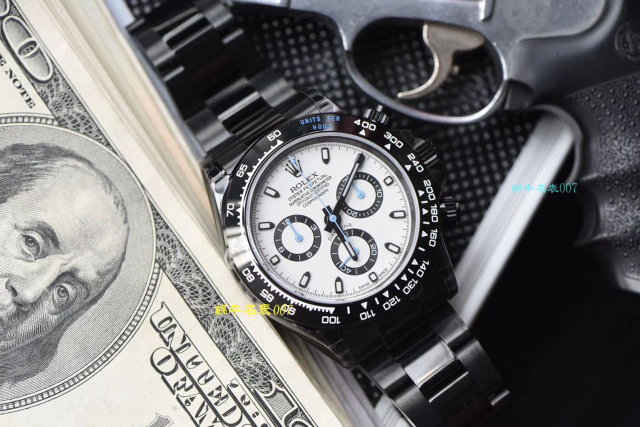 【台湾厂复刻高仿手表】劳力士宇宙计型迪通拿系列116500LN超高颜值酷黑熊猫迪特别版 / R370