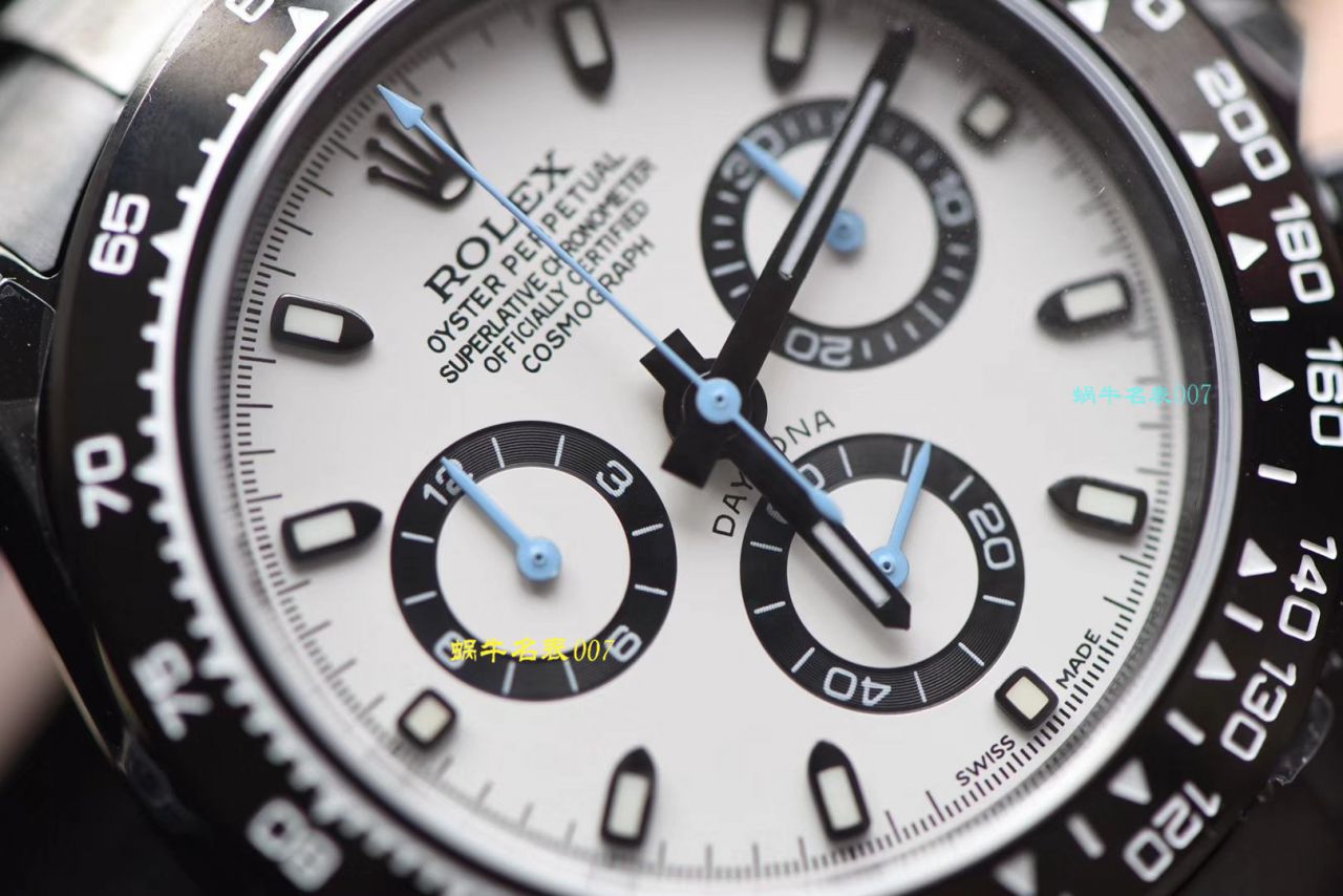 【台湾厂复刻高仿手表】劳力士宇宙计型迪通拿系列116500LN超高颜值酷黑熊猫迪特别版 / R370