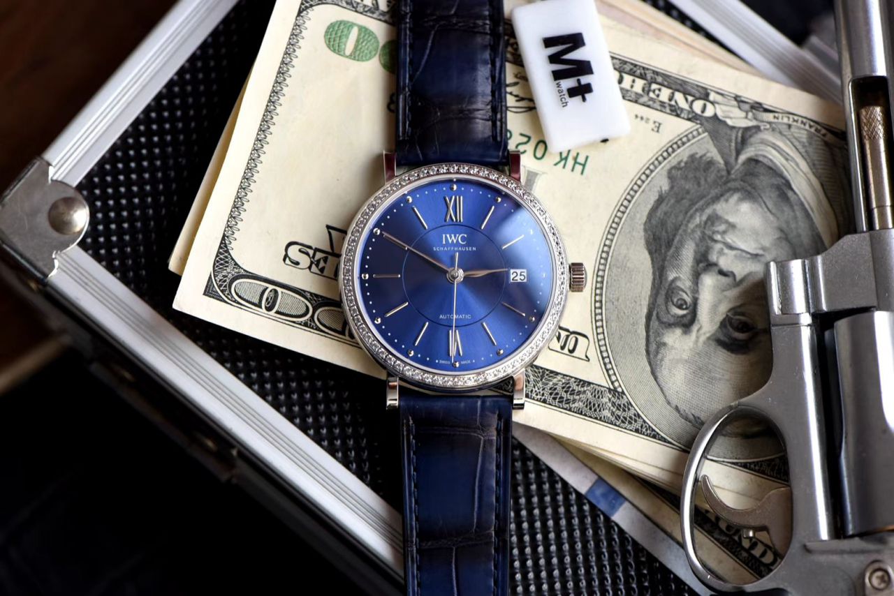 【M+厂复刻高仿万国女表】IWC万国表柏涛菲诺系列IW458111腕表 / M383