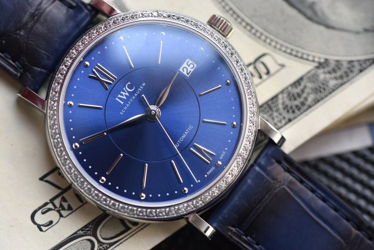 【M+厂复刻高仿万国女表】IWC万国表柏涛菲诺系列IW458111腕表 / M383