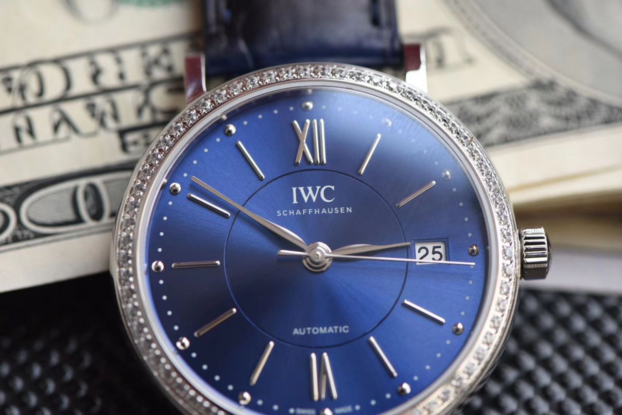 【M+厂复刻高仿万国女表】IWC万国表柏涛菲诺系列IW458111腕表 / M383