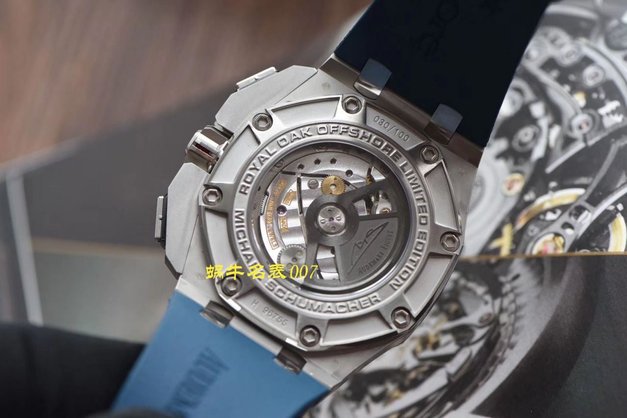 【视频评测N厂特价爱彼舒马赫复刻高仿表】爱彼皇家橡树离岸型系列26568PM.OO.A021CA.01腕表 / AP177