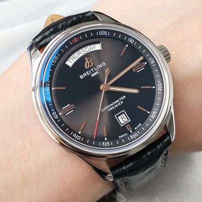 【Breitling渠道原单】百年灵璞雅系列A45340241B1P1腕表