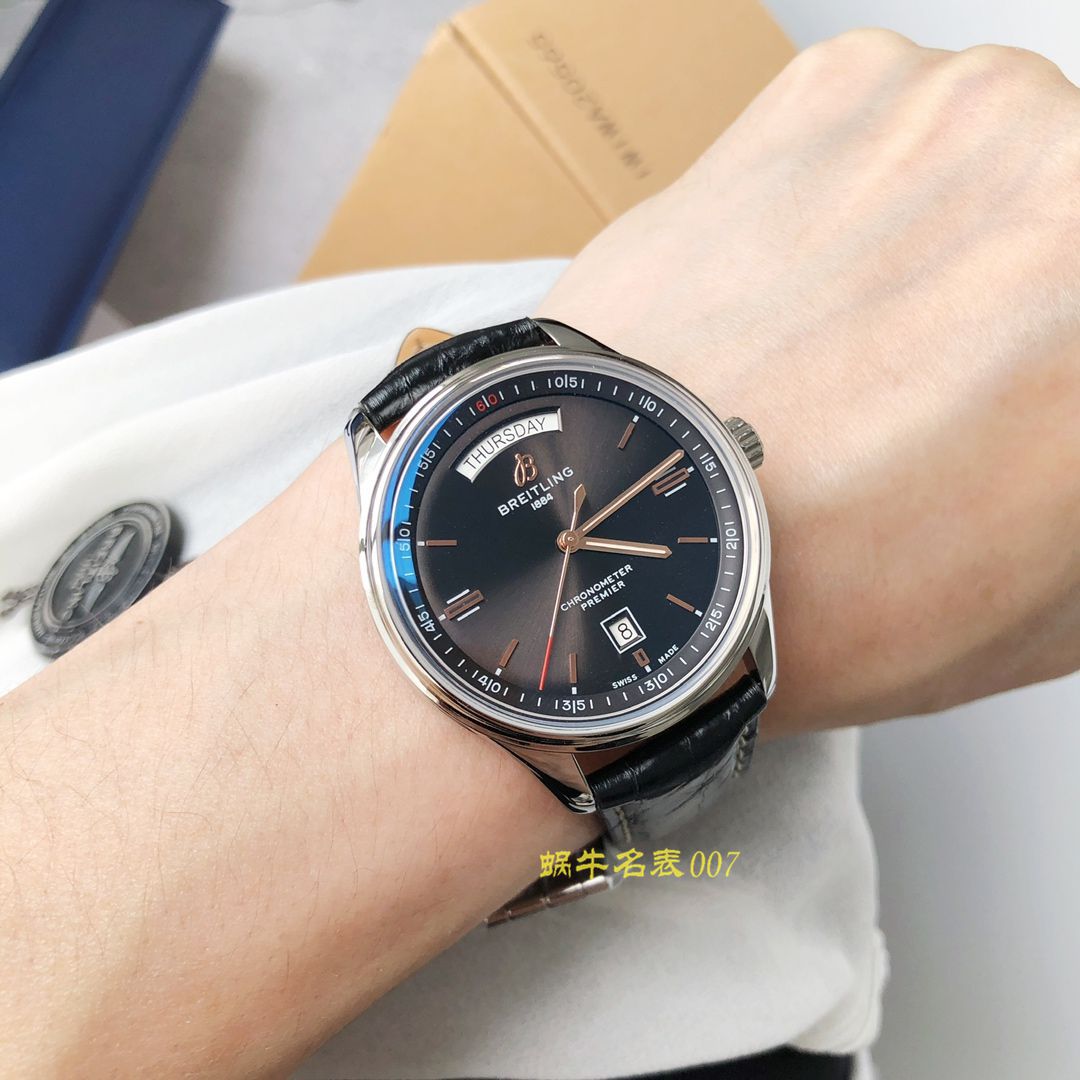 【Breitling渠道原单】百年灵璞雅系列A45340241B1P1腕表 / BL110